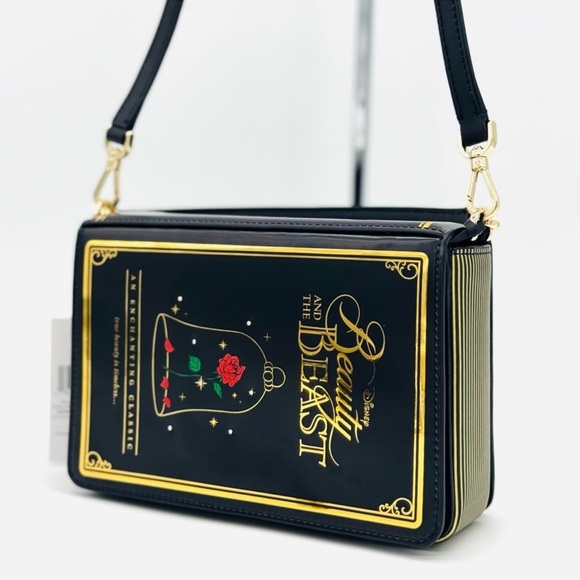 Disney Handbags - Kate Spade x Disney Beauty and The Beast 3D Book Crossbody Bag Black Multi